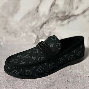 Black Loafers Elegant Slip-Ons